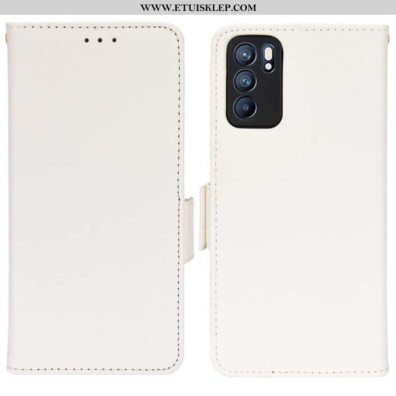 Obudowa Etui Na Telefon do Oppo Reno 6 5G Etui Folio Flap Double Nowe Kolory